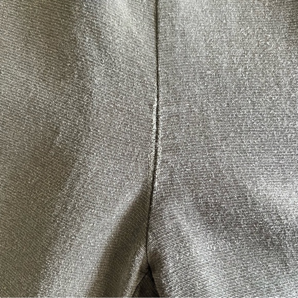 Zara Olive Green Joggers With Metallic Sidestripe Size Medium - Picture 10 of 15